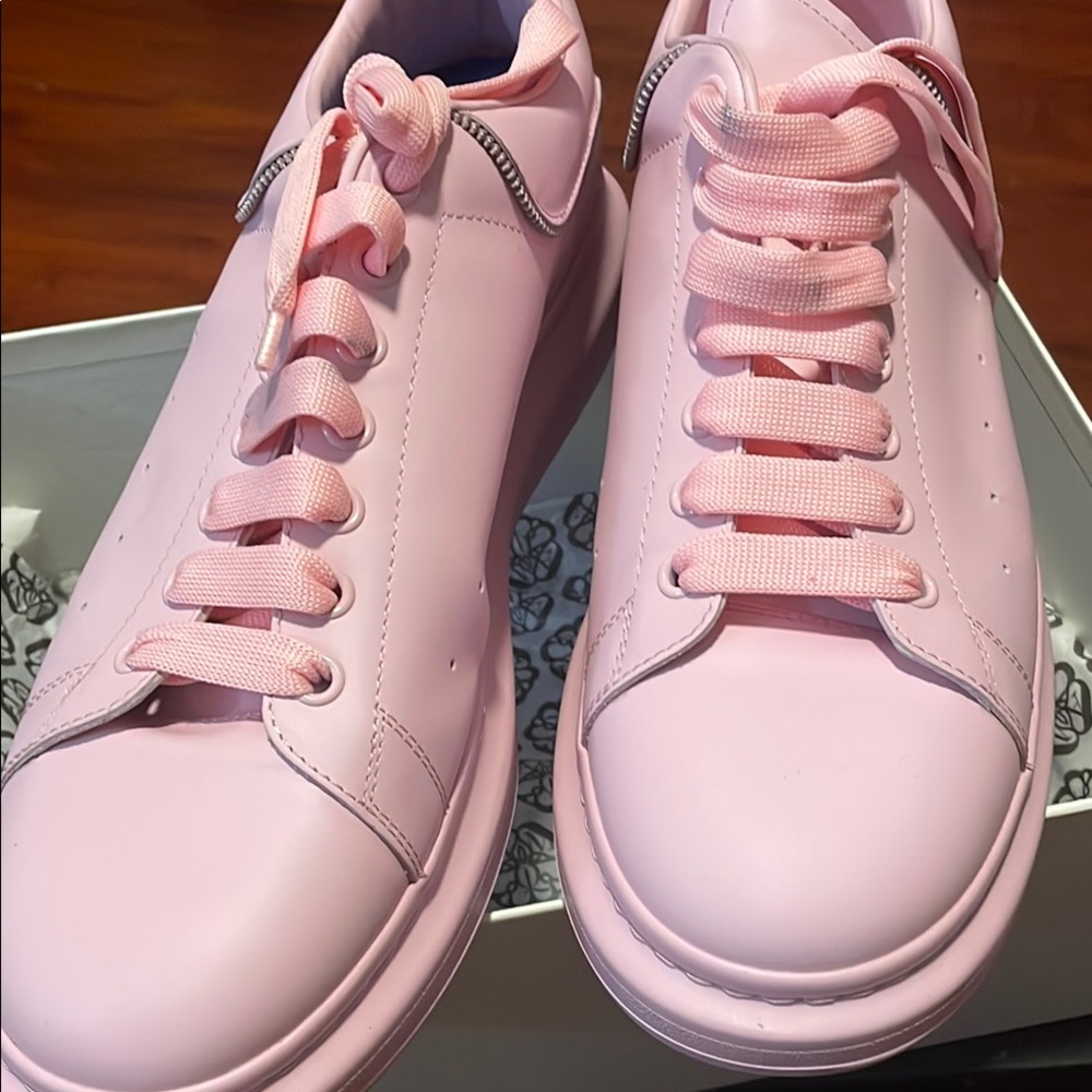 Alexander McQueen Pink Minimalist Sneakers